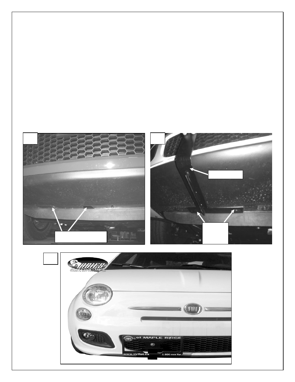 Aries Automotive 75-0000 User Manual | Page 2 / 2