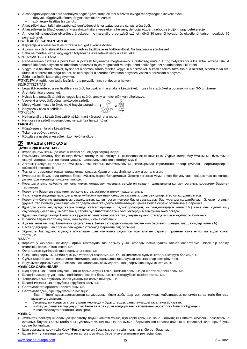 Scarlett SC-1085 User Manual | Page 15 / 18