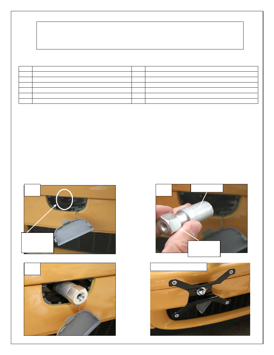 Aries Automotive 65-0000 User Manual | 1 page
