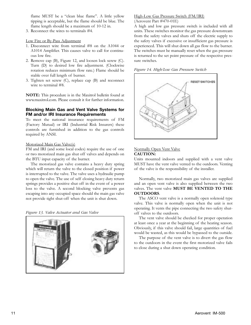 Aerovent IM-500 User Manual | Page 11 / 28