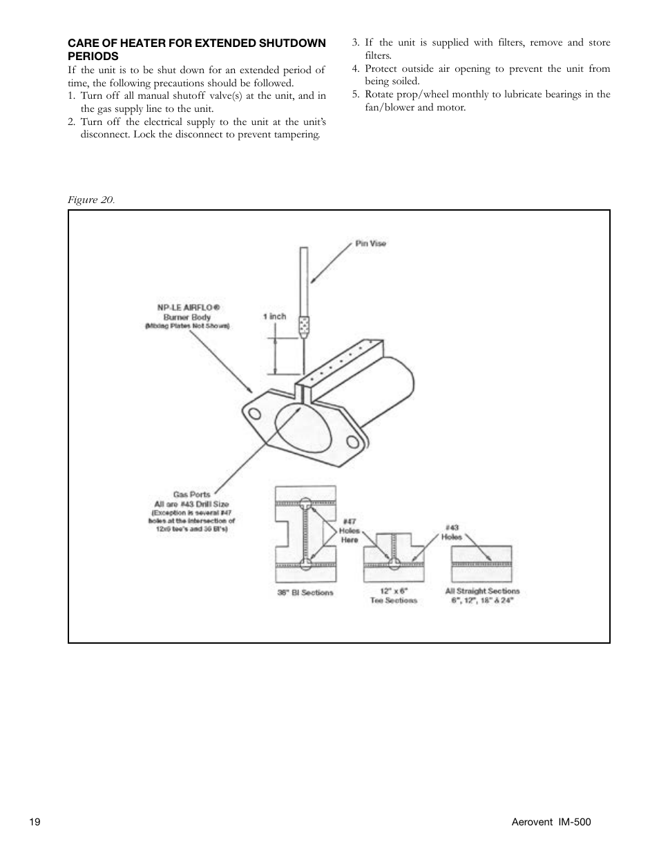 Aerovent IM-500 User Manual | Page 19 / 28