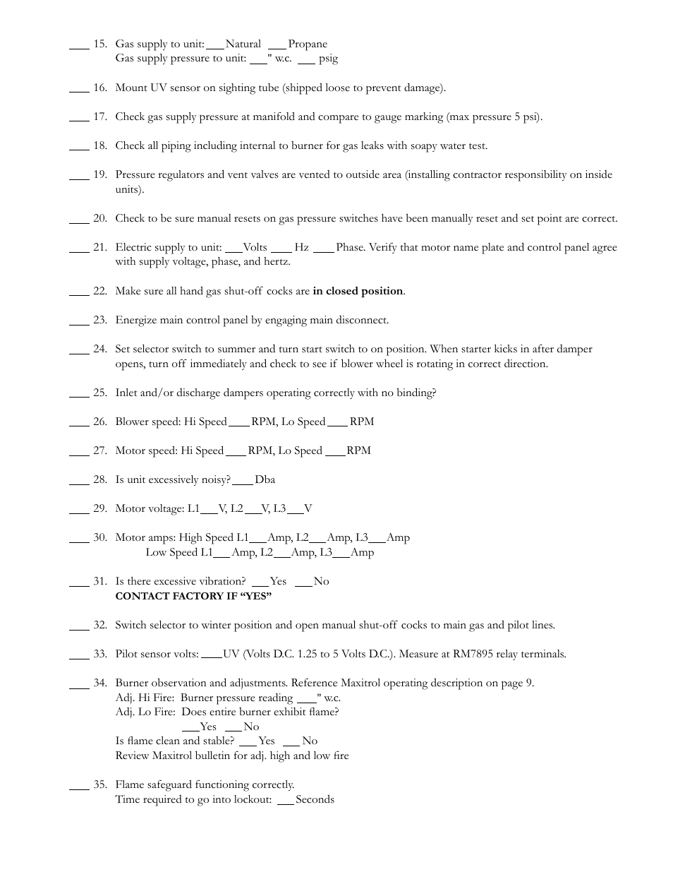 Aerovent IM-500 User Manual | Page 24 / 28