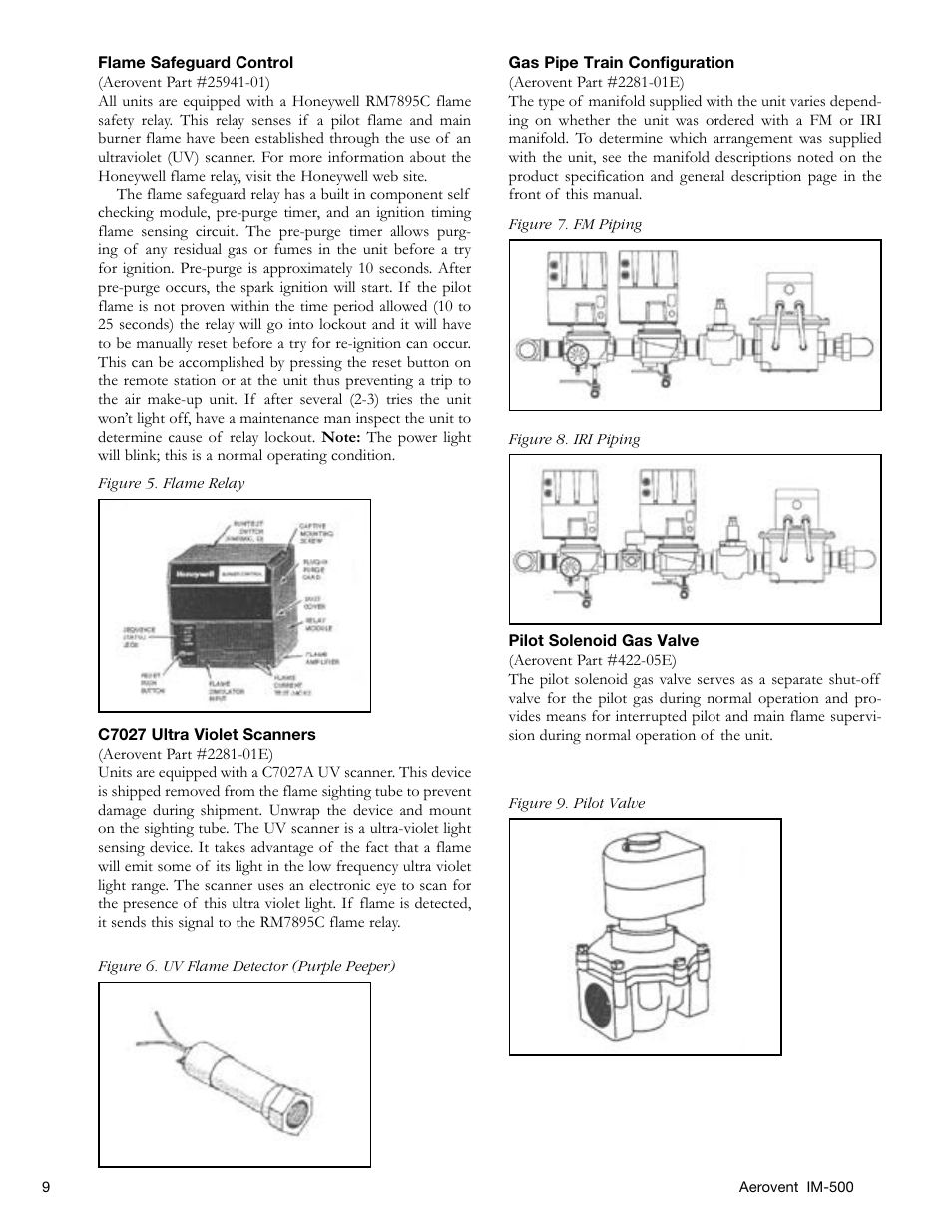 Aerovent IM-500 User Manual | Page 9 / 28