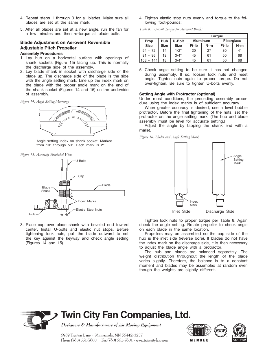Aerovent ES-2-06 User Manual | Page 16 / 16