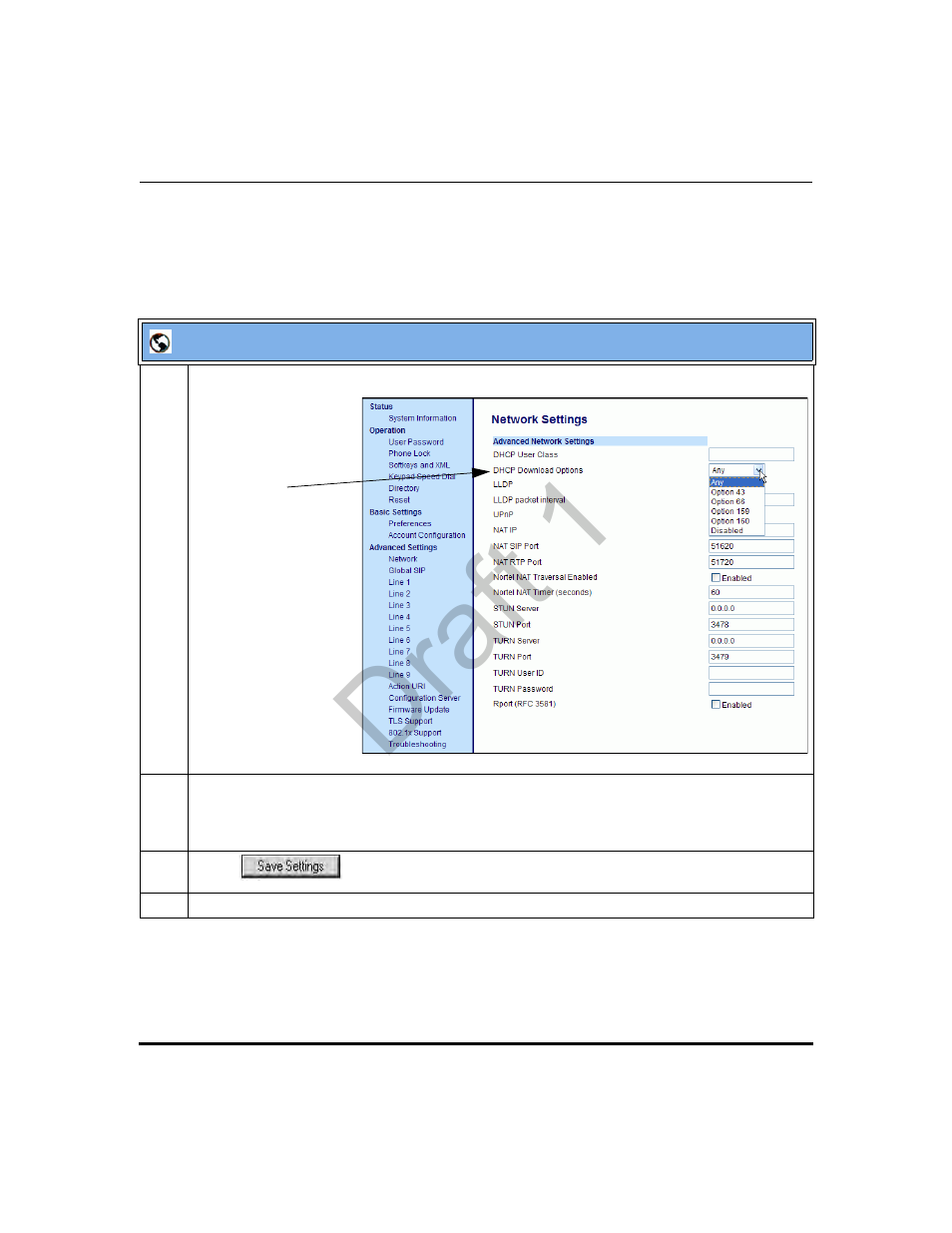 Draft 1 | Aastra Telecom 9480i Series User Manual | Page 204 / 1184