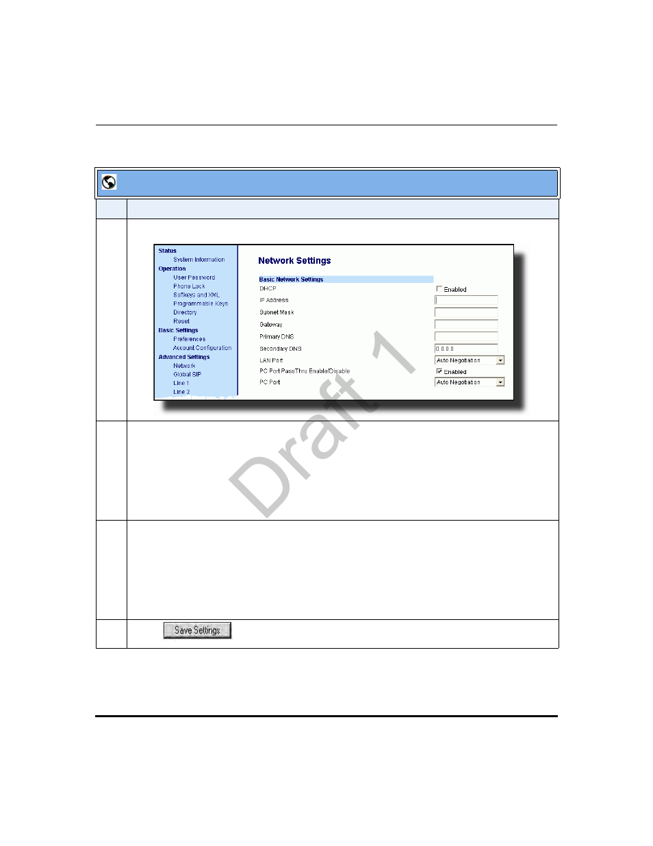 Draft 1 | Aastra Telecom 9480i Series User Manual | Page 211 / 1184