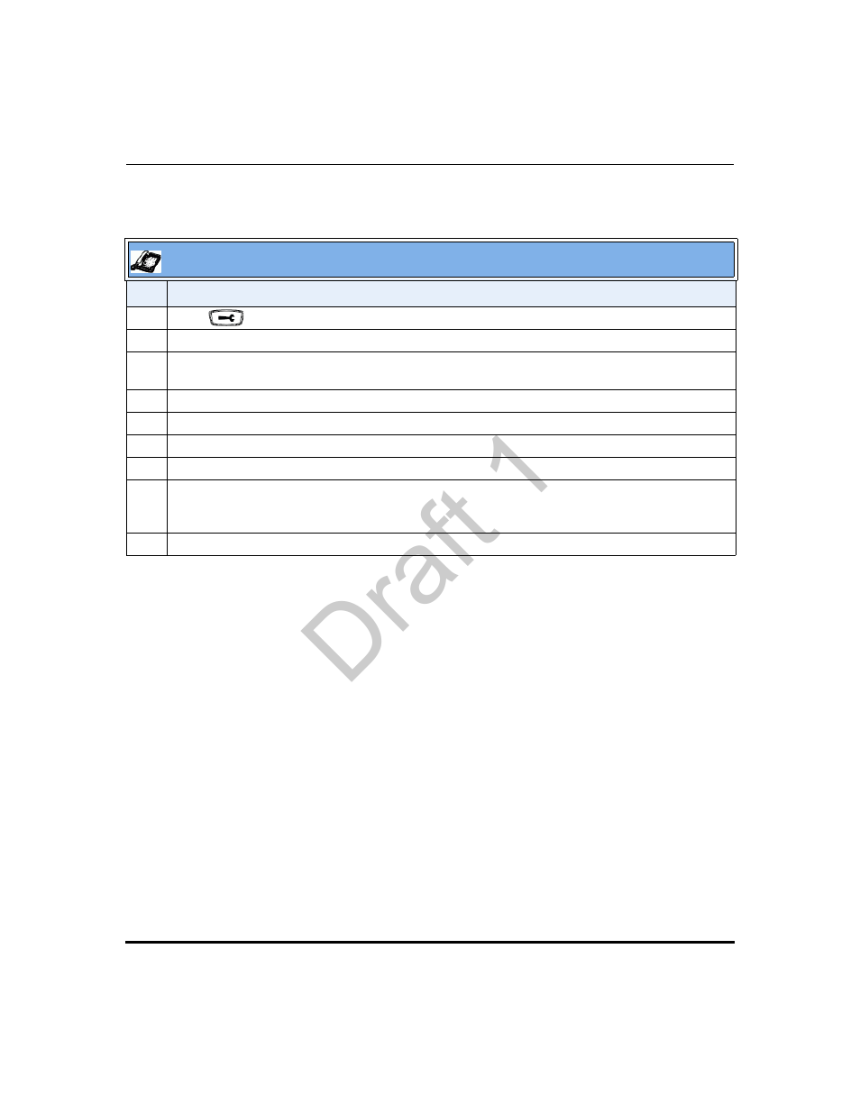Draft 1 | Aastra Telecom 9480i Series User Manual | Page 215 / 1184