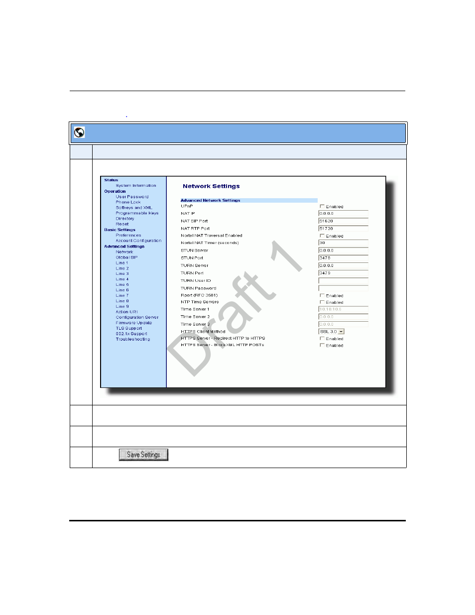 Draft 1 | Aastra Telecom 9480i Series User Manual | Page 216 / 1184