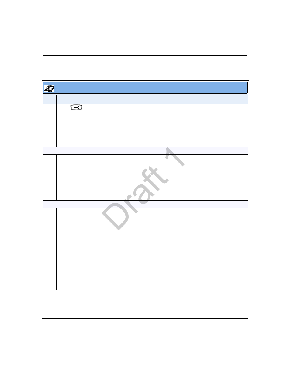 Draft 1 | Aastra Telecom 9480i Series User Manual | Page 224 / 1184