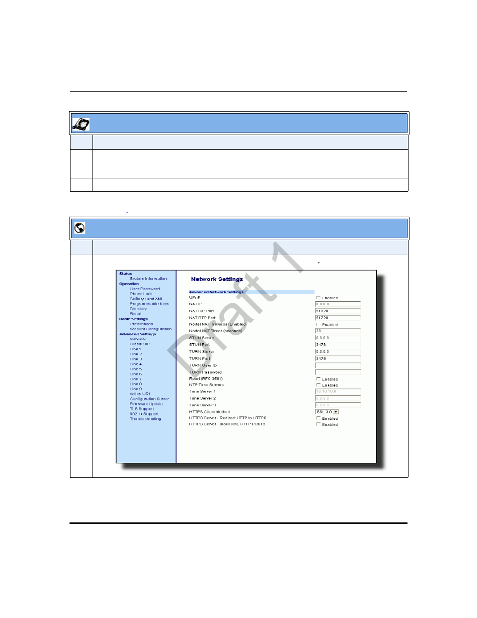 Draft 1 | Aastra Telecom 9480i Series User Manual | Page 234 / 1184