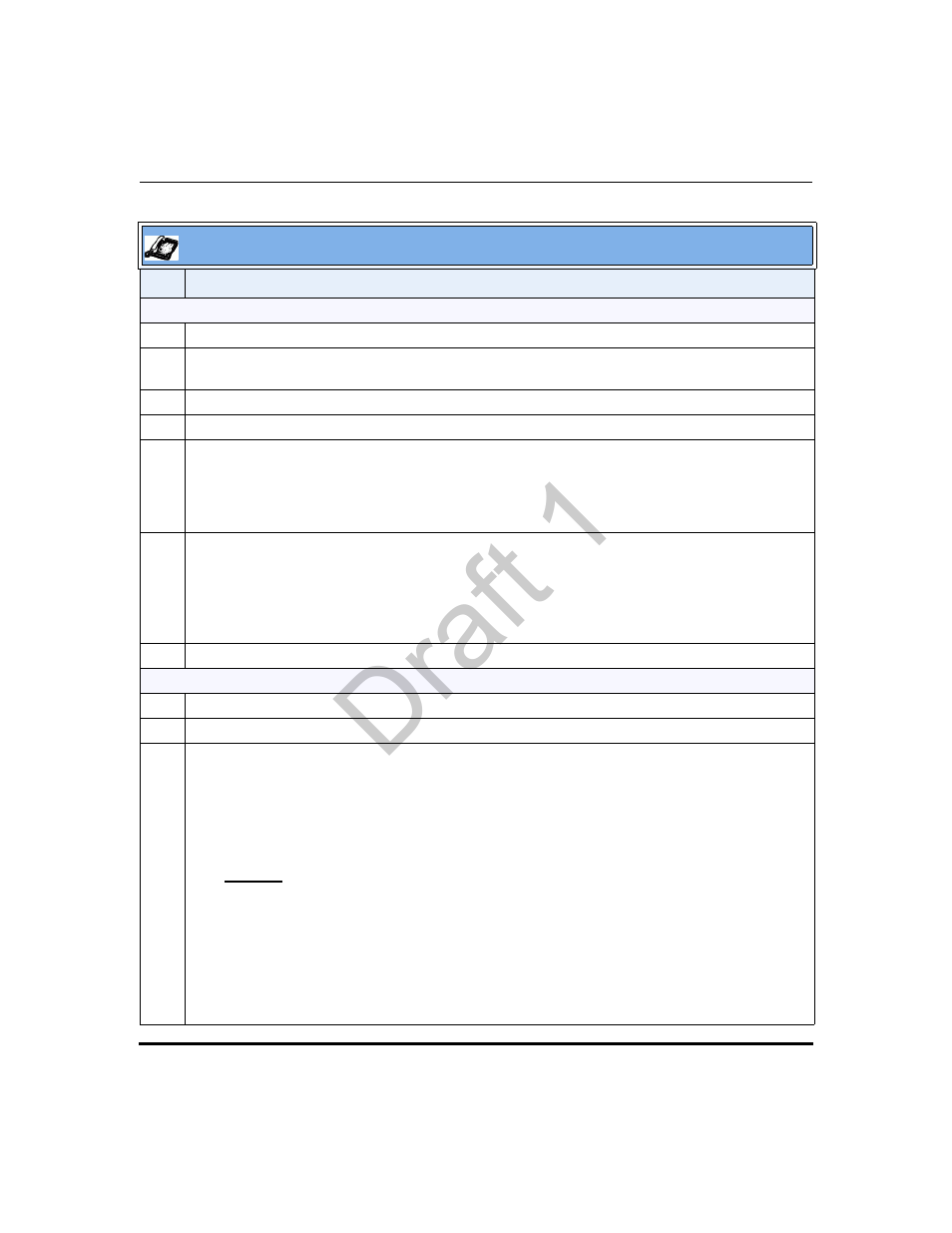 Draft 1 | Aastra Telecom 9480i Series User Manual | Page 243 / 1184