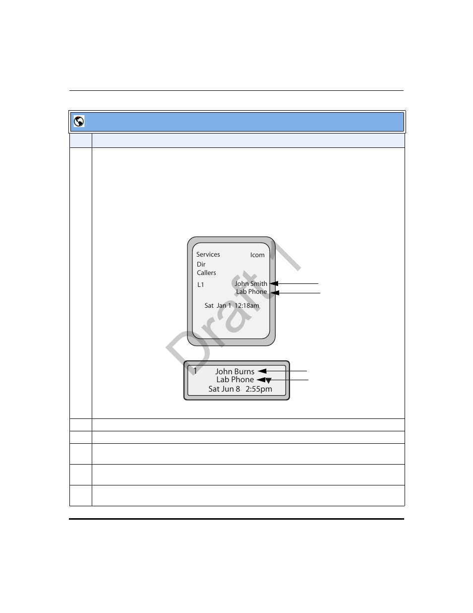 Draft 1 | Aastra Telecom 9480i Series User Manual | Page 263 / 1184