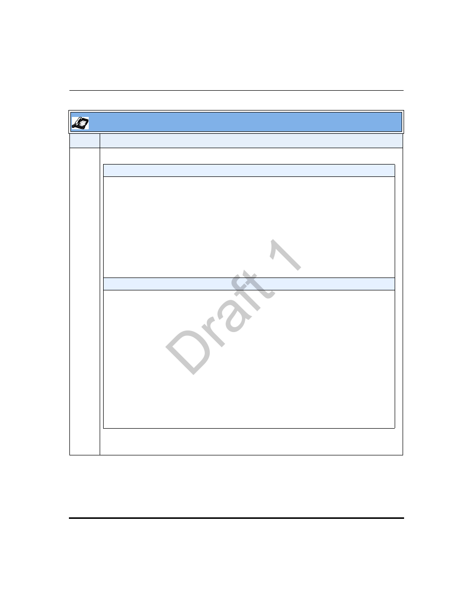 Draft 1 | Aastra Telecom 9480i Series User Manual | Page 293 / 1184