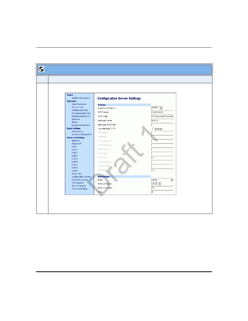 Draft 1 | Aastra Telecom 9480i Series User Manual | Page 295 / 1184