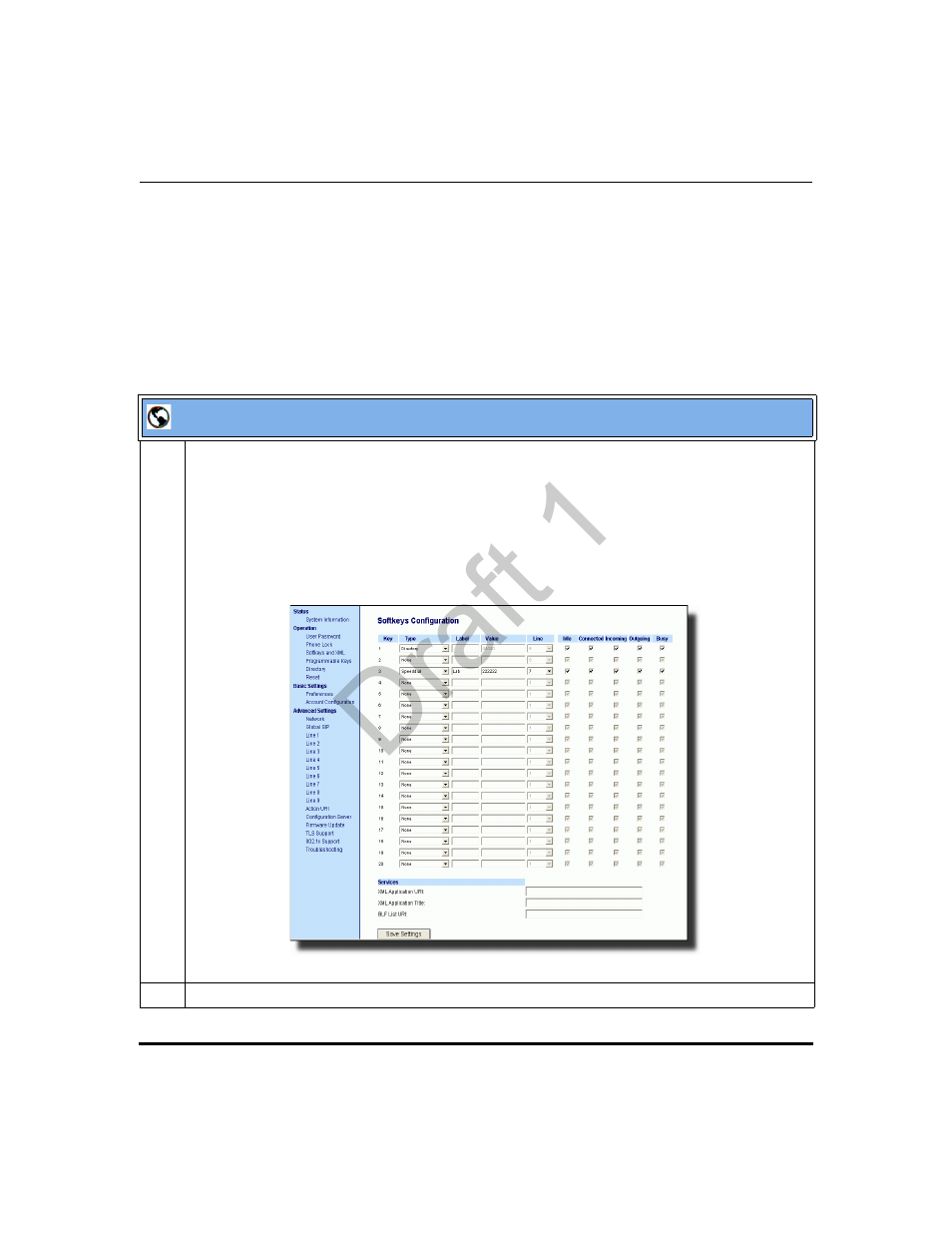 Draft 1 | Aastra Telecom 9480i Series User Manual | Page 312 / 1184