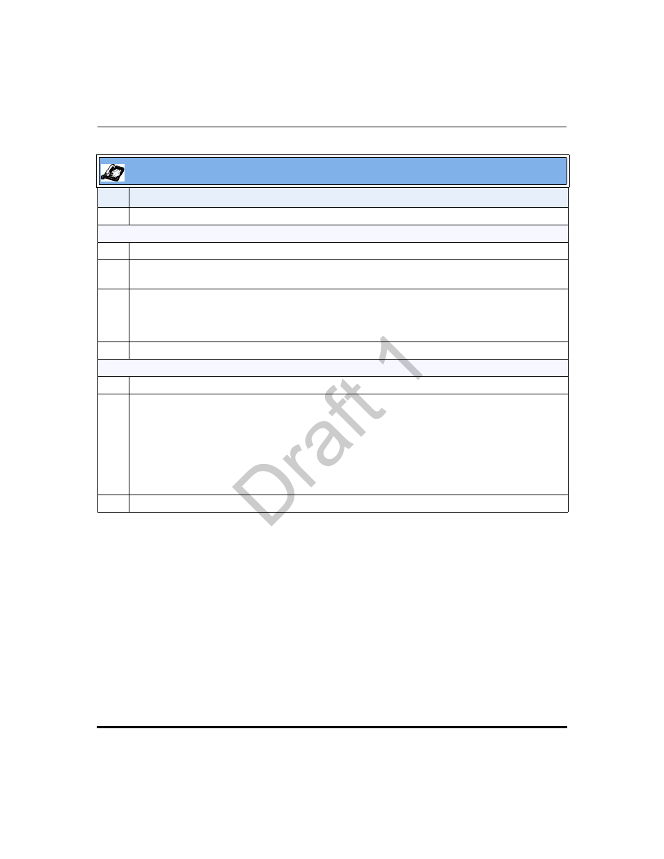 Draft 1 | Aastra Telecom 9480i Series User Manual | Page 323 / 1184
