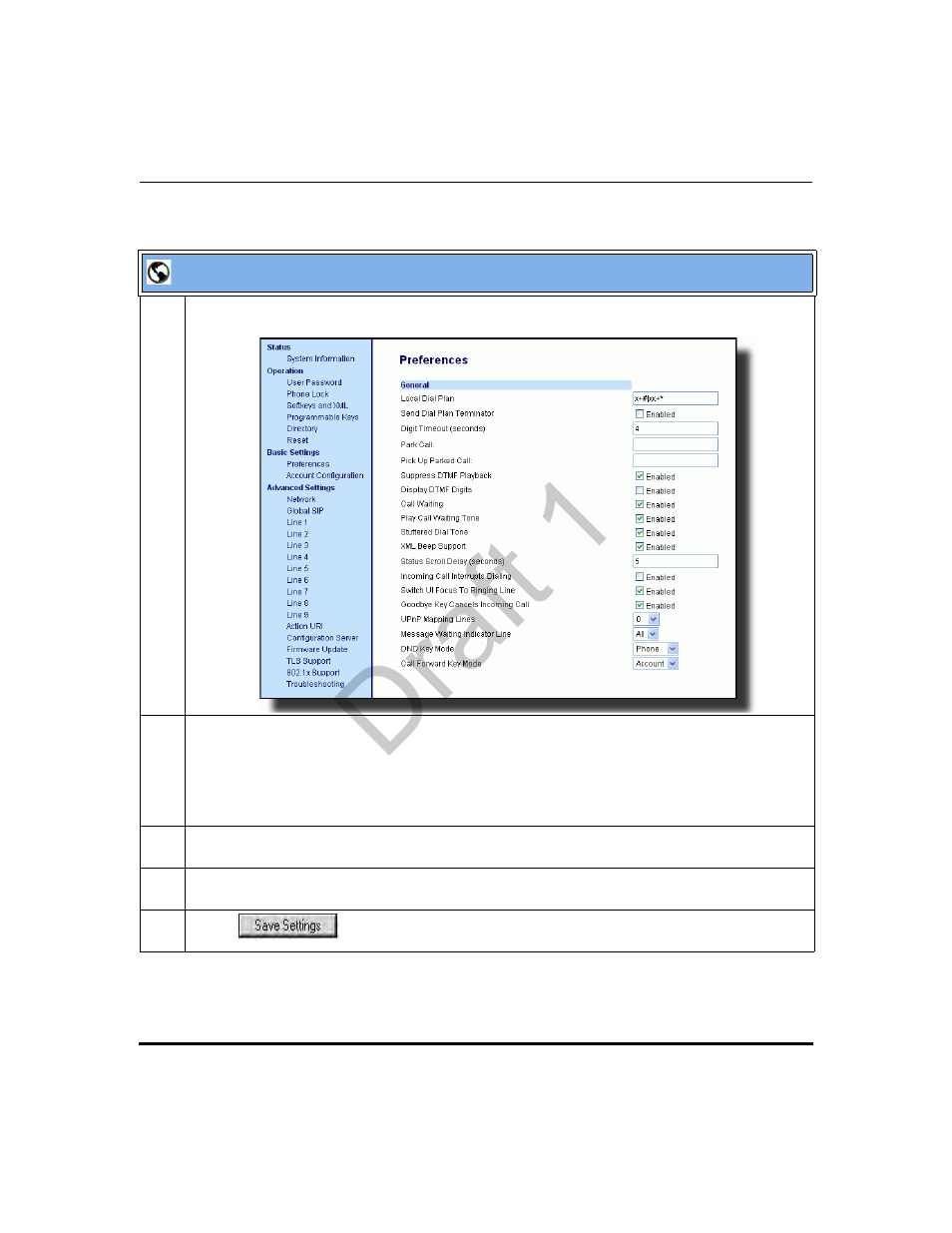 Draft 1 | Aastra Telecom 9480i Series User Manual | Page 356 / 1184