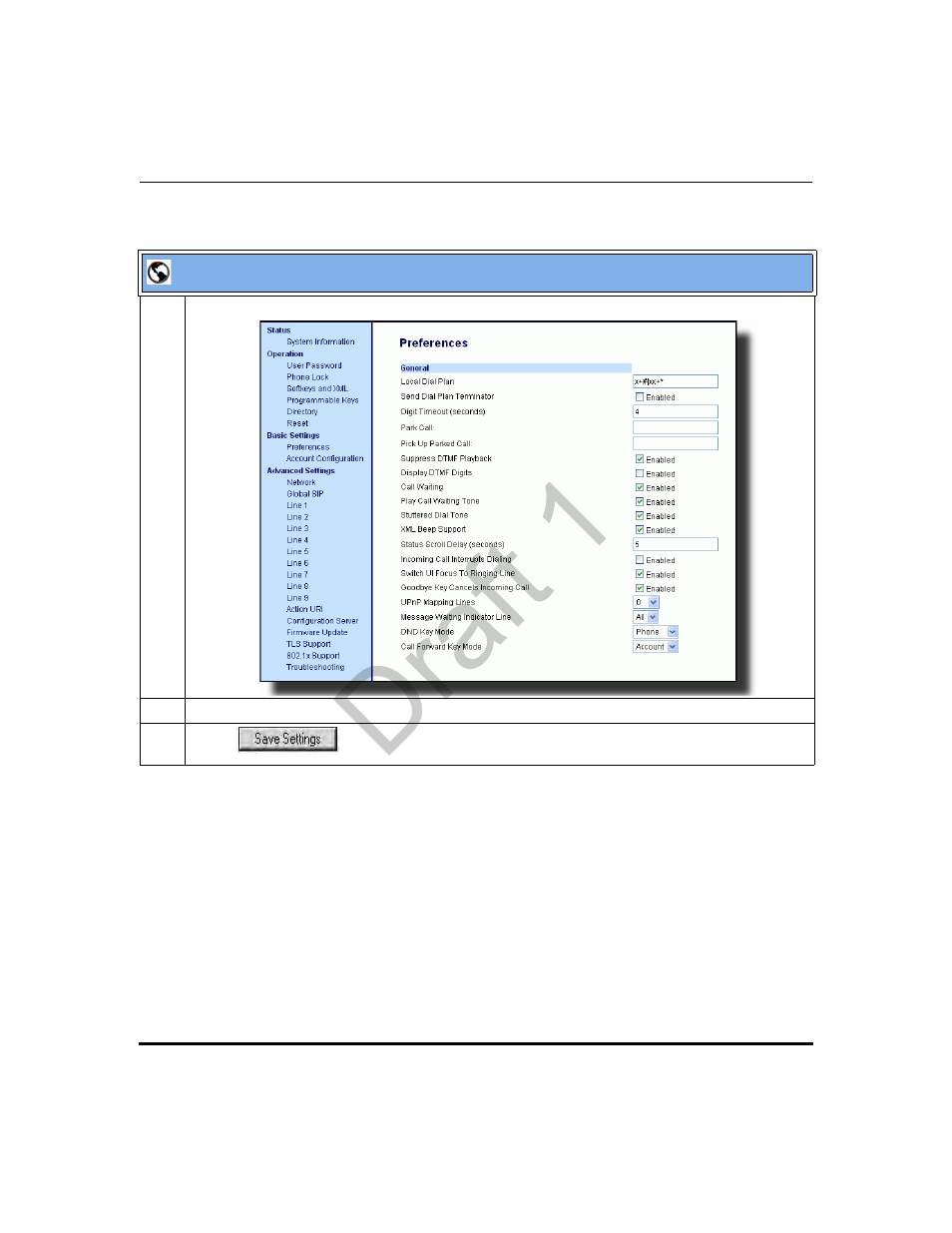 Draft 1 | Aastra Telecom 9480i Series User Manual | Page 369 / 1184