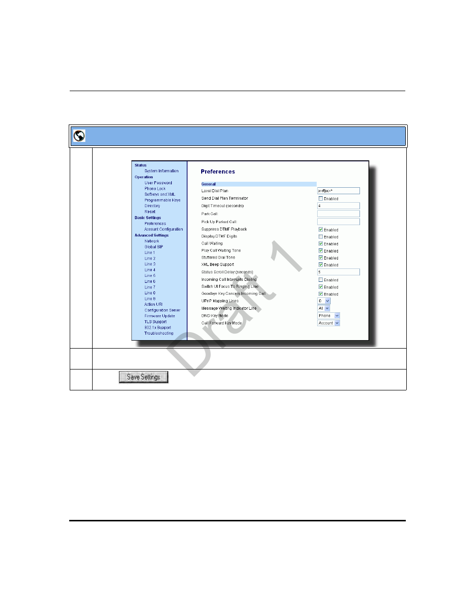 Draft 1 | Aastra Telecom 9480i Series User Manual | Page 376 / 1184