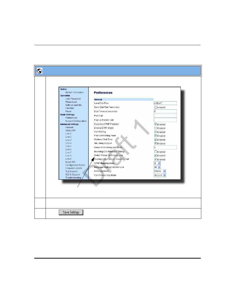 Draft 1 | Aastra Telecom 9480i Series User Manual | Page 378 / 1184