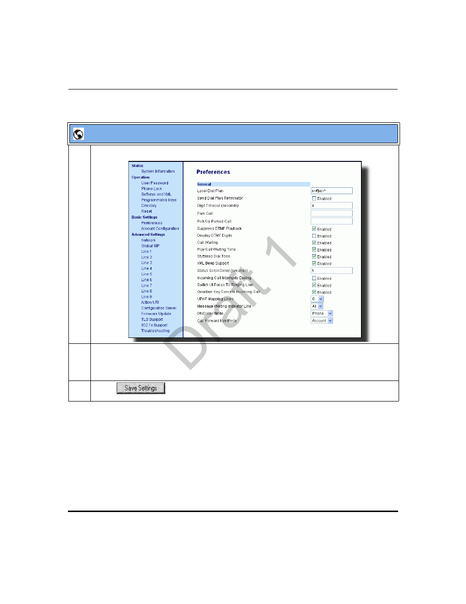 Draft 1 | Aastra Telecom 9480i Series User Manual | Page 388 / 1184