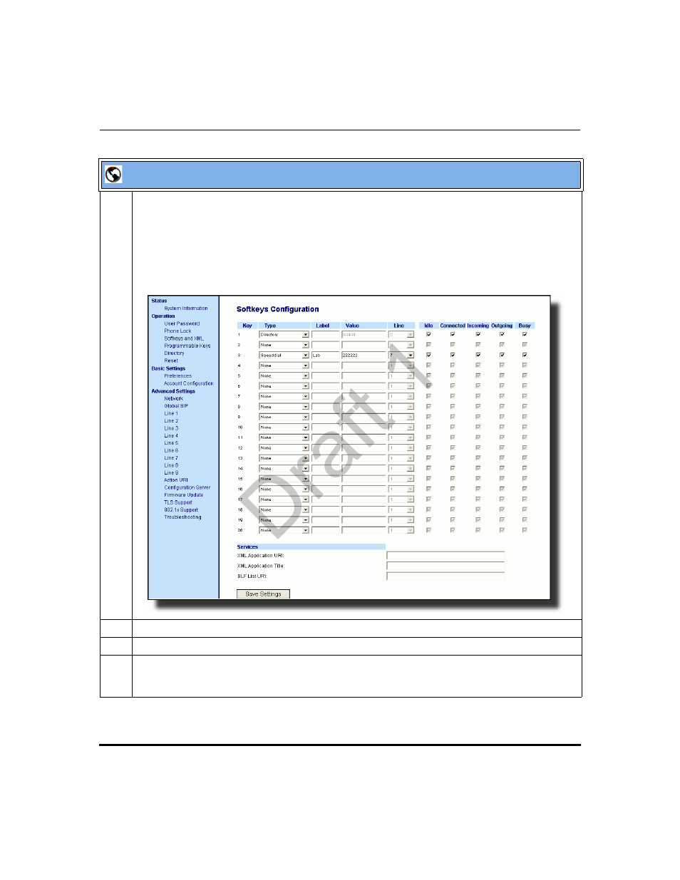 Draft 1 | Aastra Telecom 9480i Series User Manual | Page 437 / 1184