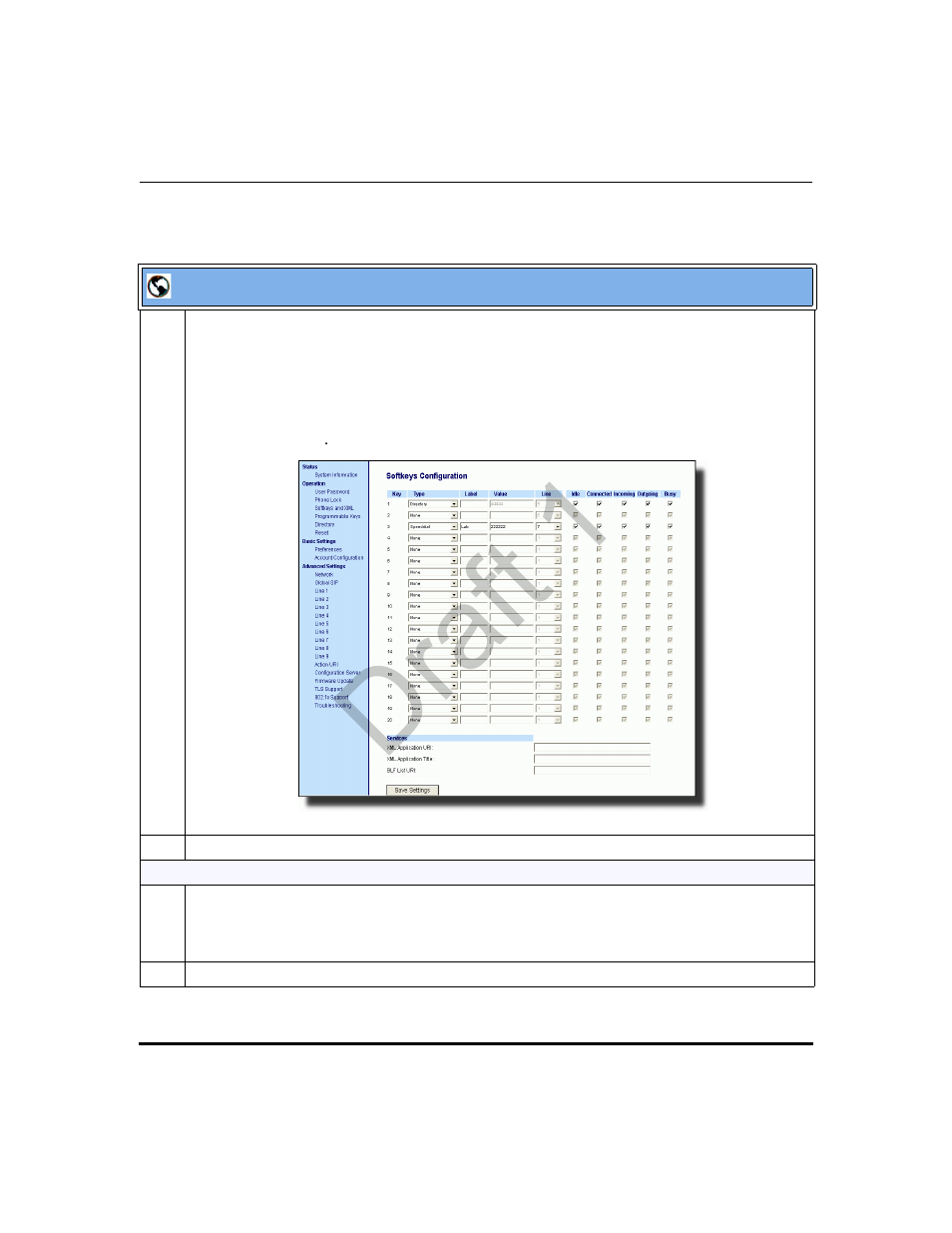 Draft 1 | Aastra Telecom 9480i Series User Manual | Page 453 / 1184