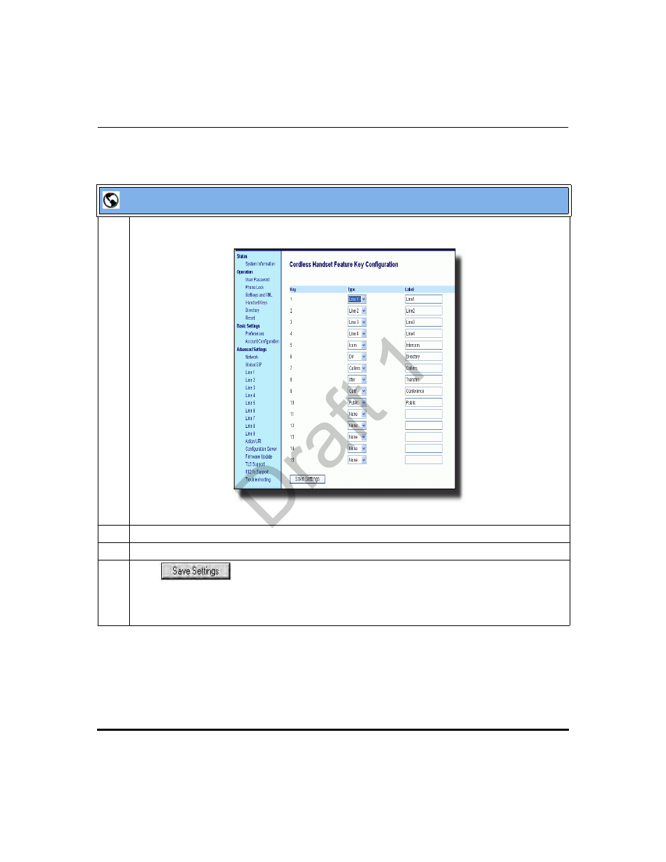 Draft 1 | Aastra Telecom 9480i Series User Manual | Page 461 / 1184