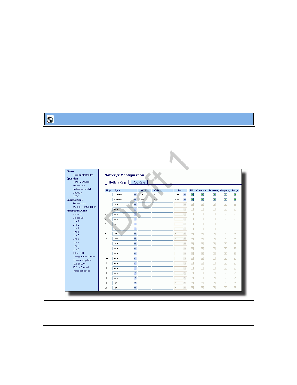 Draft 1 | Aastra Telecom 9480i Series User Manual | Page 480 / 1184
