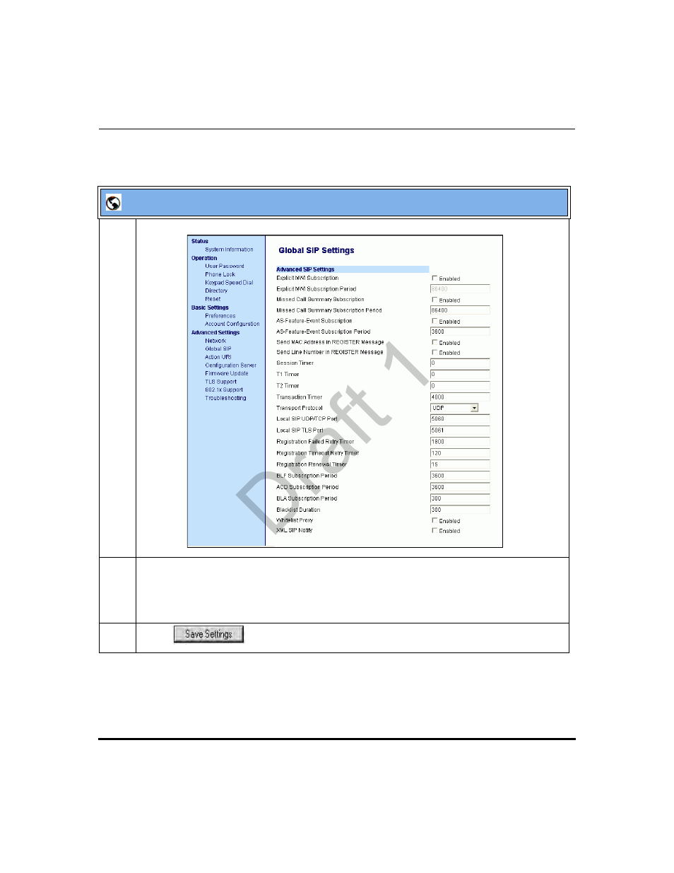 Draft 1 | Aastra Telecom 9480i Series User Manual | Page 499 / 1184