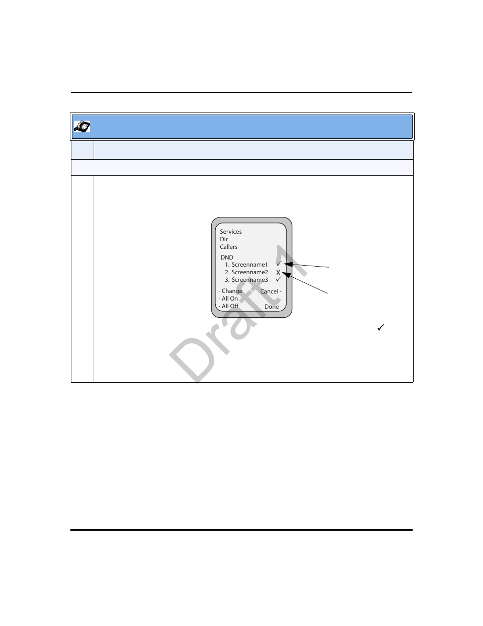 Draft 1 | Aastra Telecom 9480i Series User Manual | Page 519 / 1184