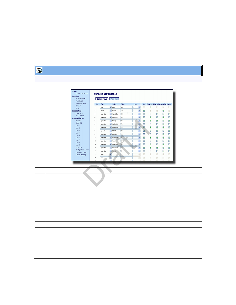 Draft 1 | Aastra Telecom 9480i Series User Manual | Page 537 / 1184