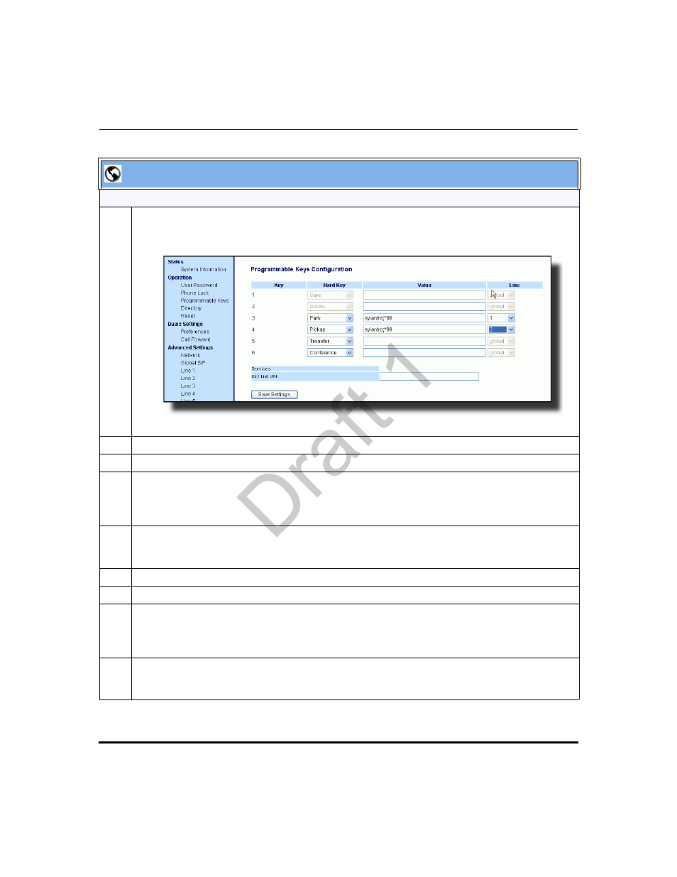 Draft 1 | Aastra Telecom 9480i Series User Manual | Page 539 / 1184