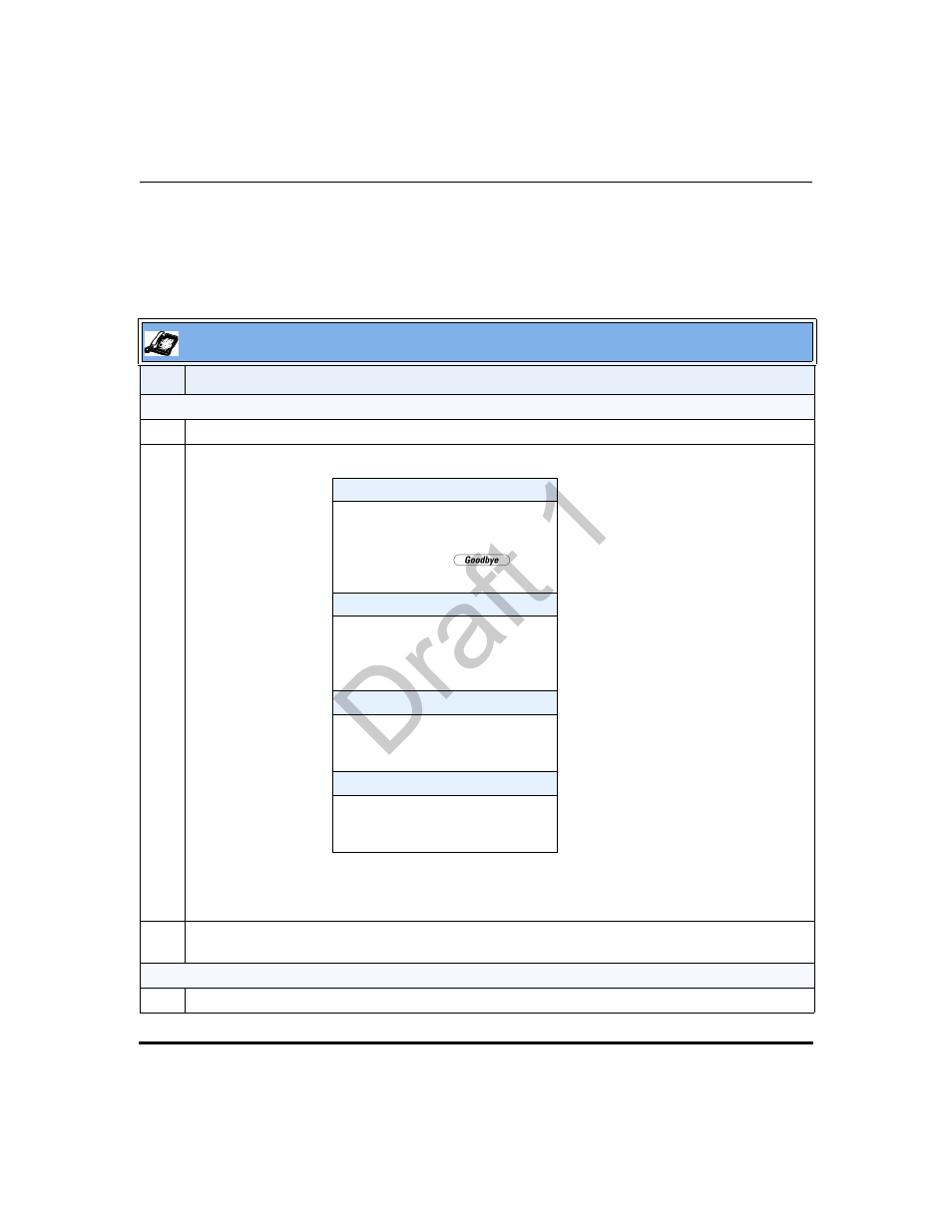 Using the park call/pickup parked call feature, Draft 1 | Aastra Telecom 9480i Series User Manual | Page 541 / 1184