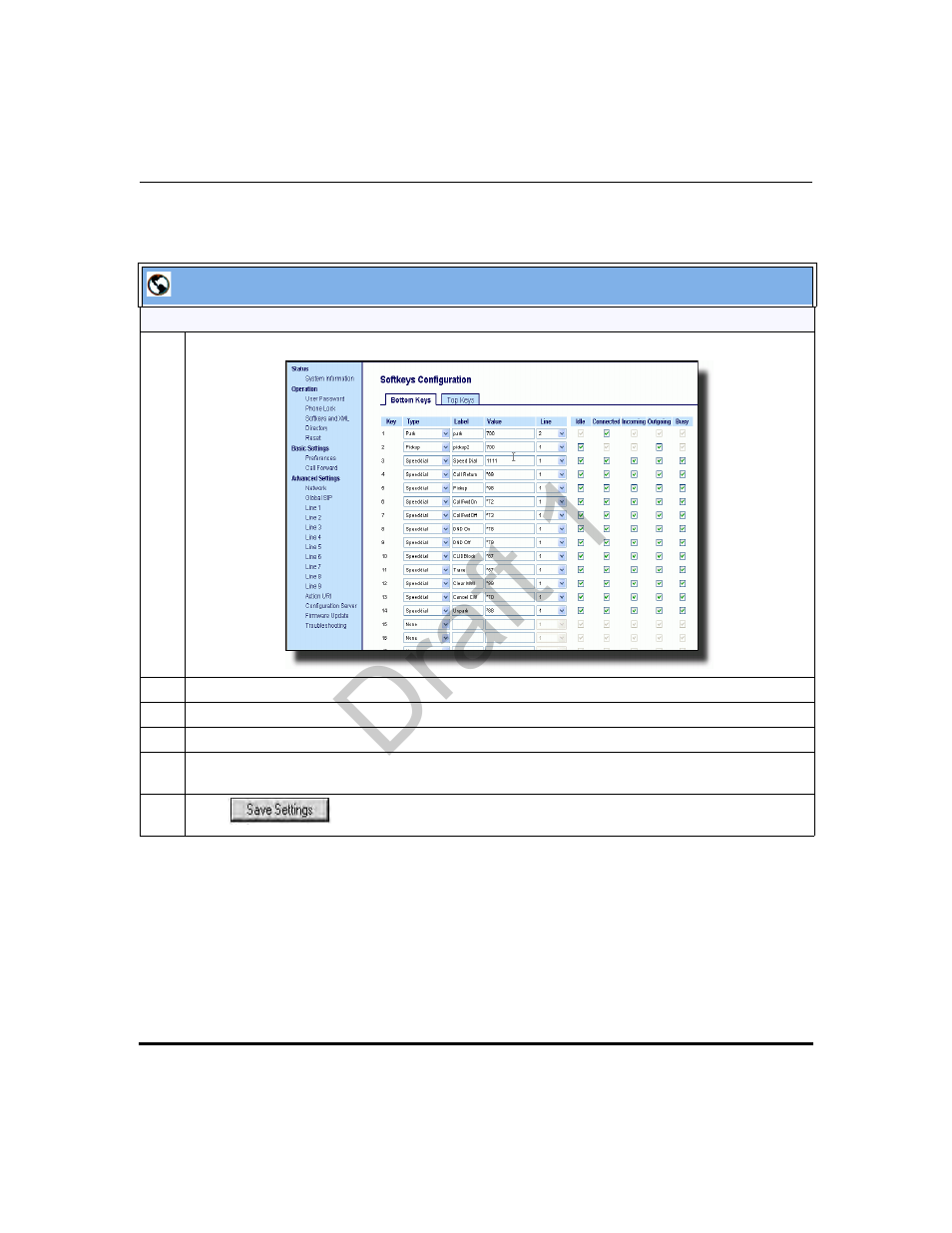 Draft 1 | Aastra Telecom 9480i Series User Manual | Page 544 / 1184