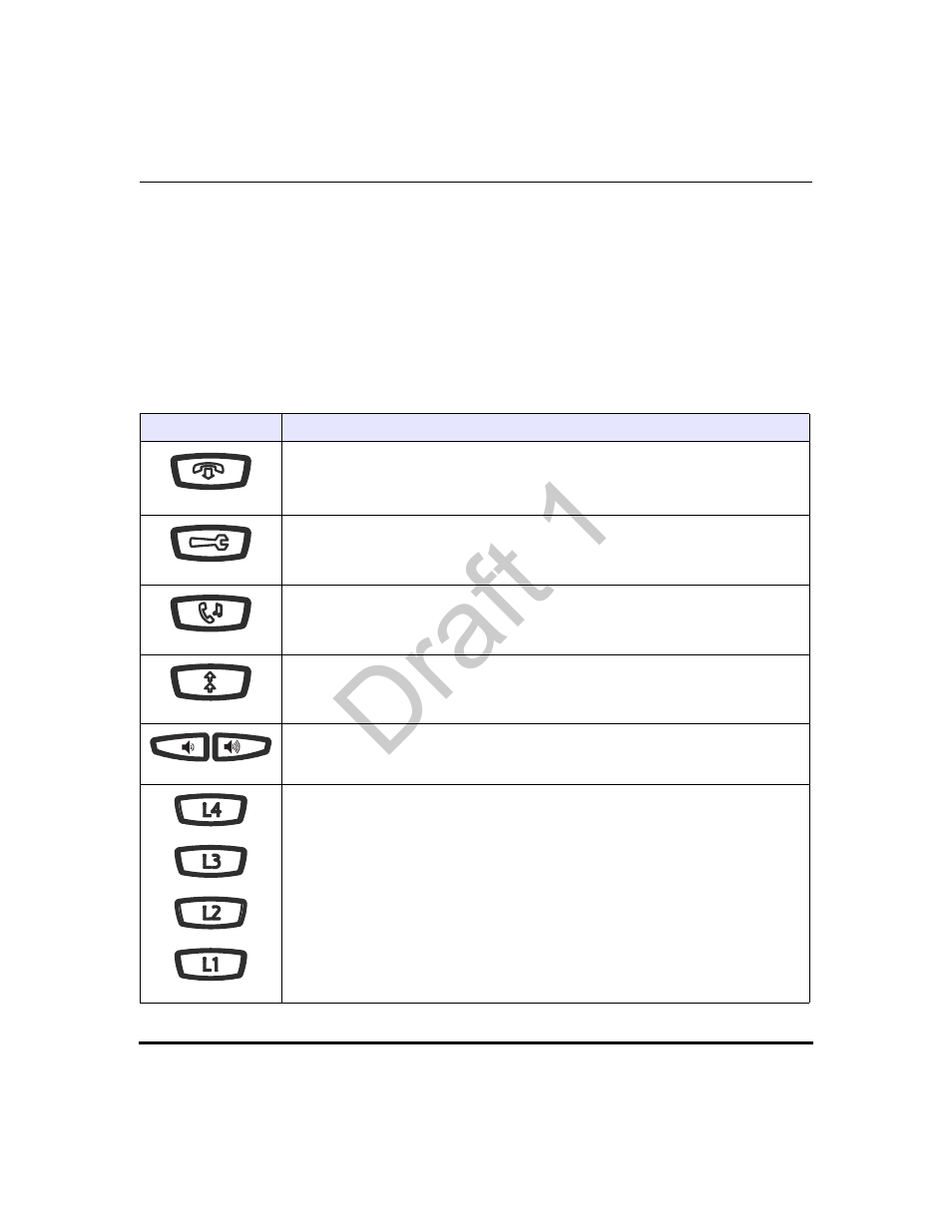 6757i and 6757i ct key descriptions, Draft 1 | Aastra Telecom 9480i Series User Manual | Page 58 / 1184