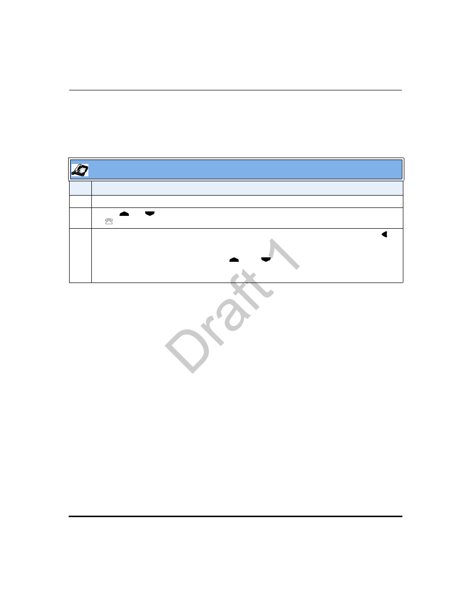 Accessing and clearing missed calls, Draft 1 | Aastra Telecom 9480i Series User Manual | Page 594 / 1184