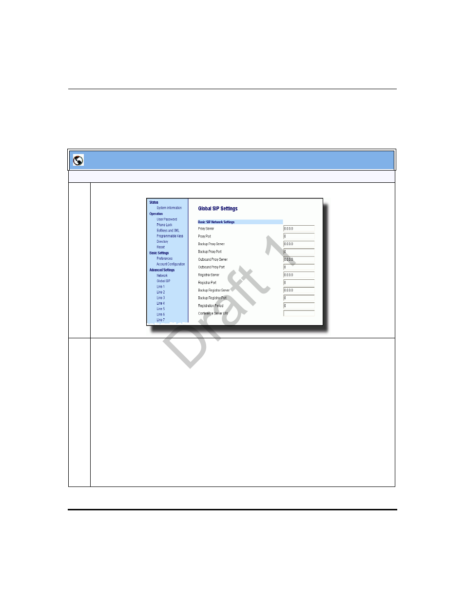Draft 1 | Aastra Telecom 9480i Series User Manual | Page 659 / 1184