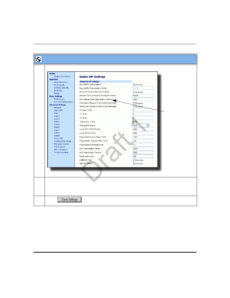 Draft 1 | Aastra Telecom 9480i Series User Manual | Page 691 / 1184