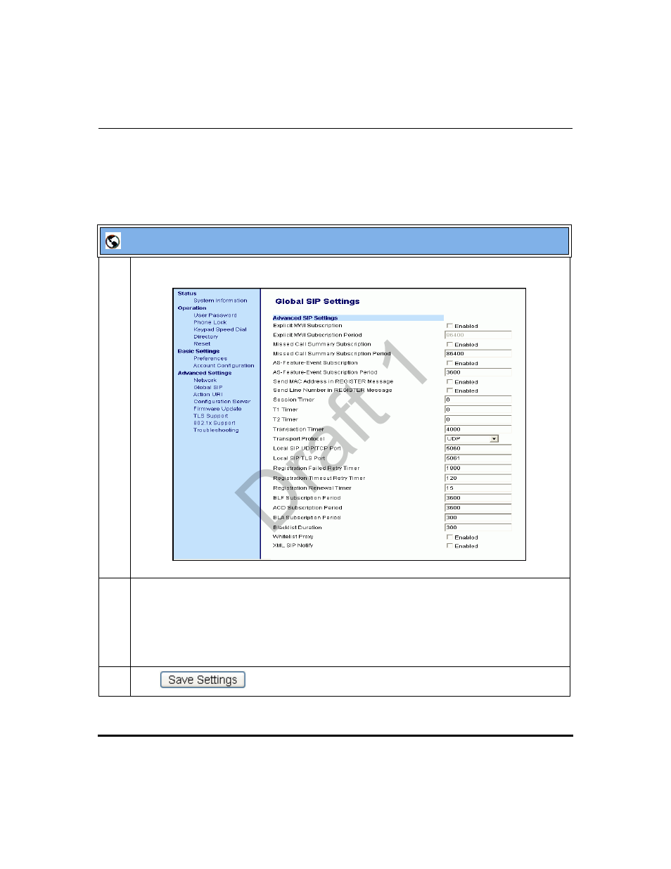 Draft 1 | Aastra Telecom 9480i Series User Manual | Page 693 / 1184