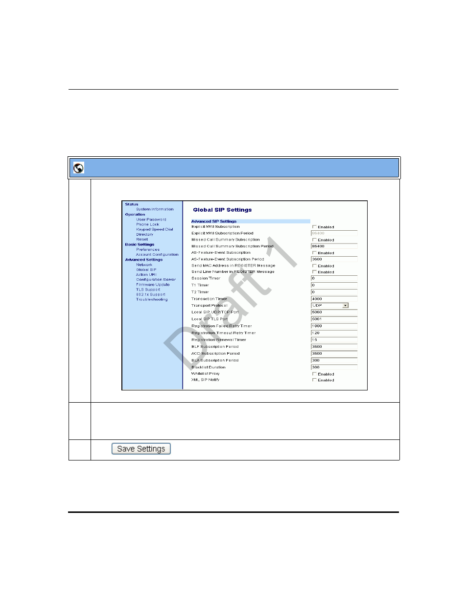 Draft 1 | Aastra Telecom 9480i Series User Manual | Page 695 / 1184