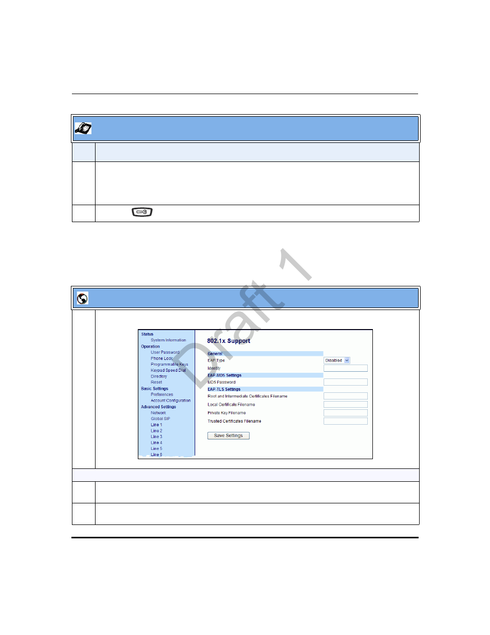 Draft 1 | Aastra Telecom 9480i Series User Manual | Page 709 / 1184