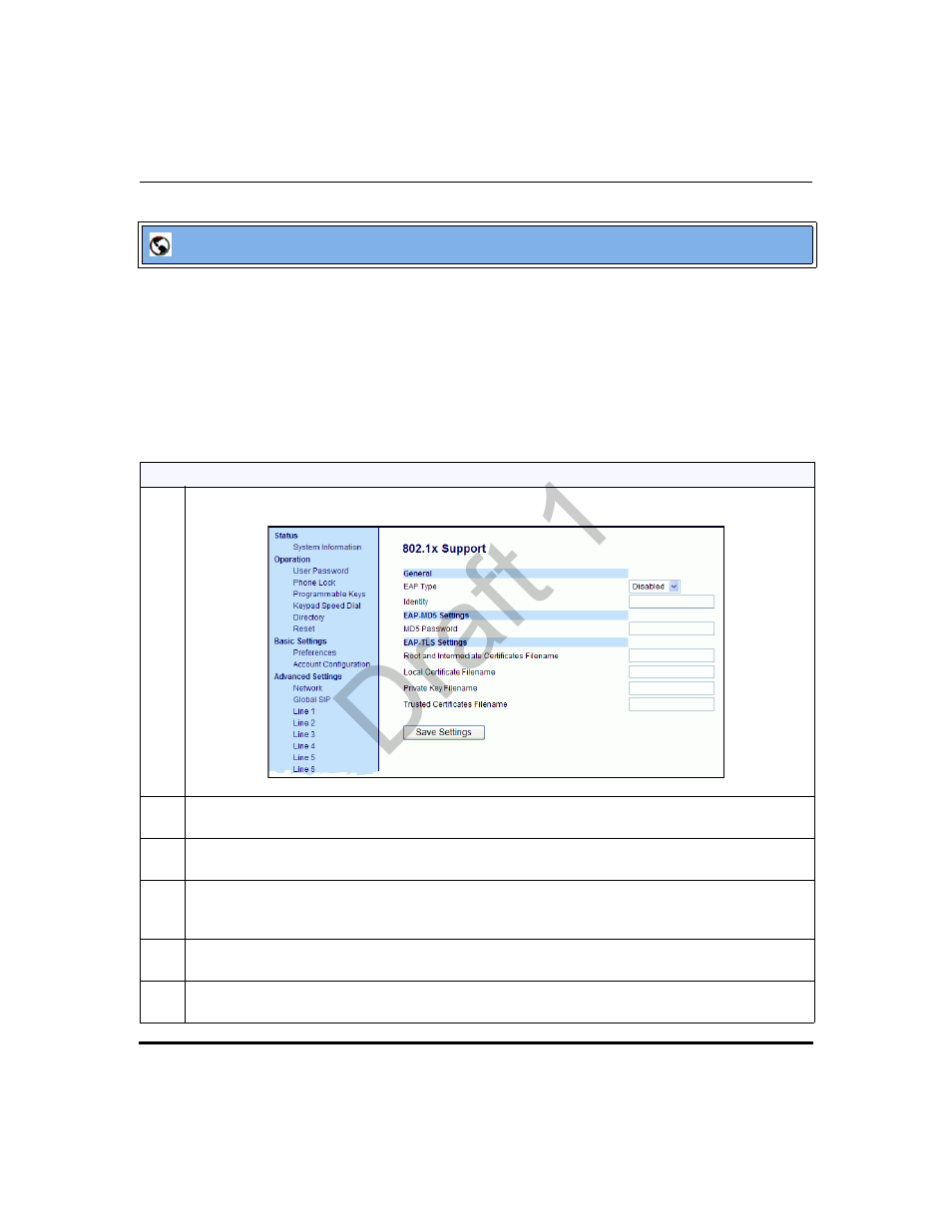 Draft 1 | Aastra Telecom 9480i Series User Manual | Page 711 / 1184