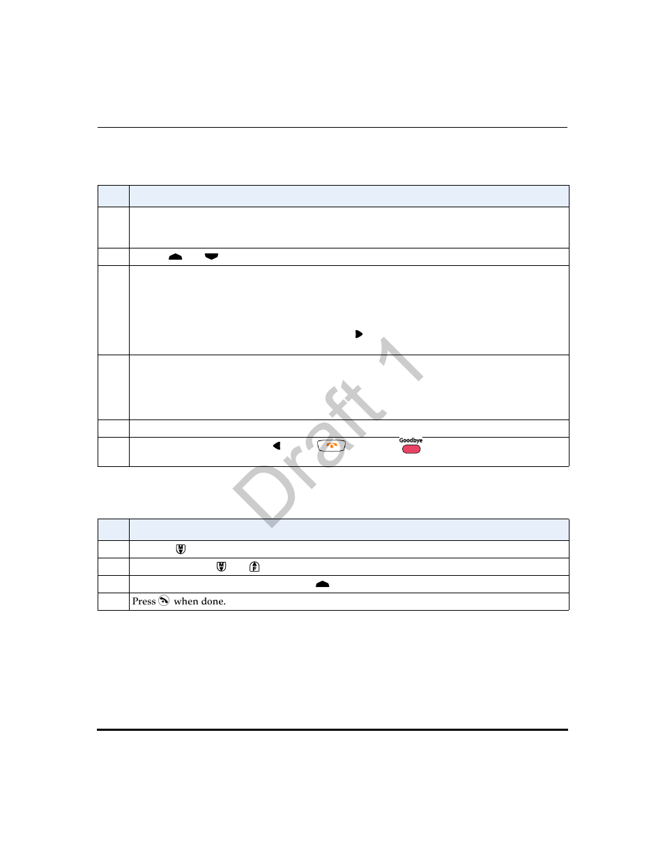 Using the options key, Draft 1 | Aastra Telecom 9480i Series User Manual | Page 75 / 1184