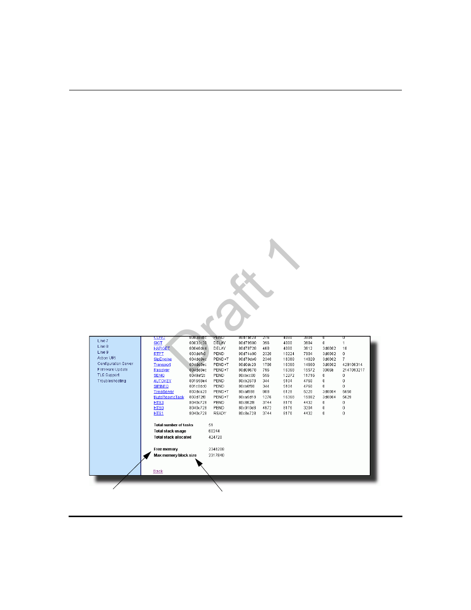 Support information, Support information -7, Draft 1 | Aastra Telecom 9480i Series User Manual | Page 753 / 1184