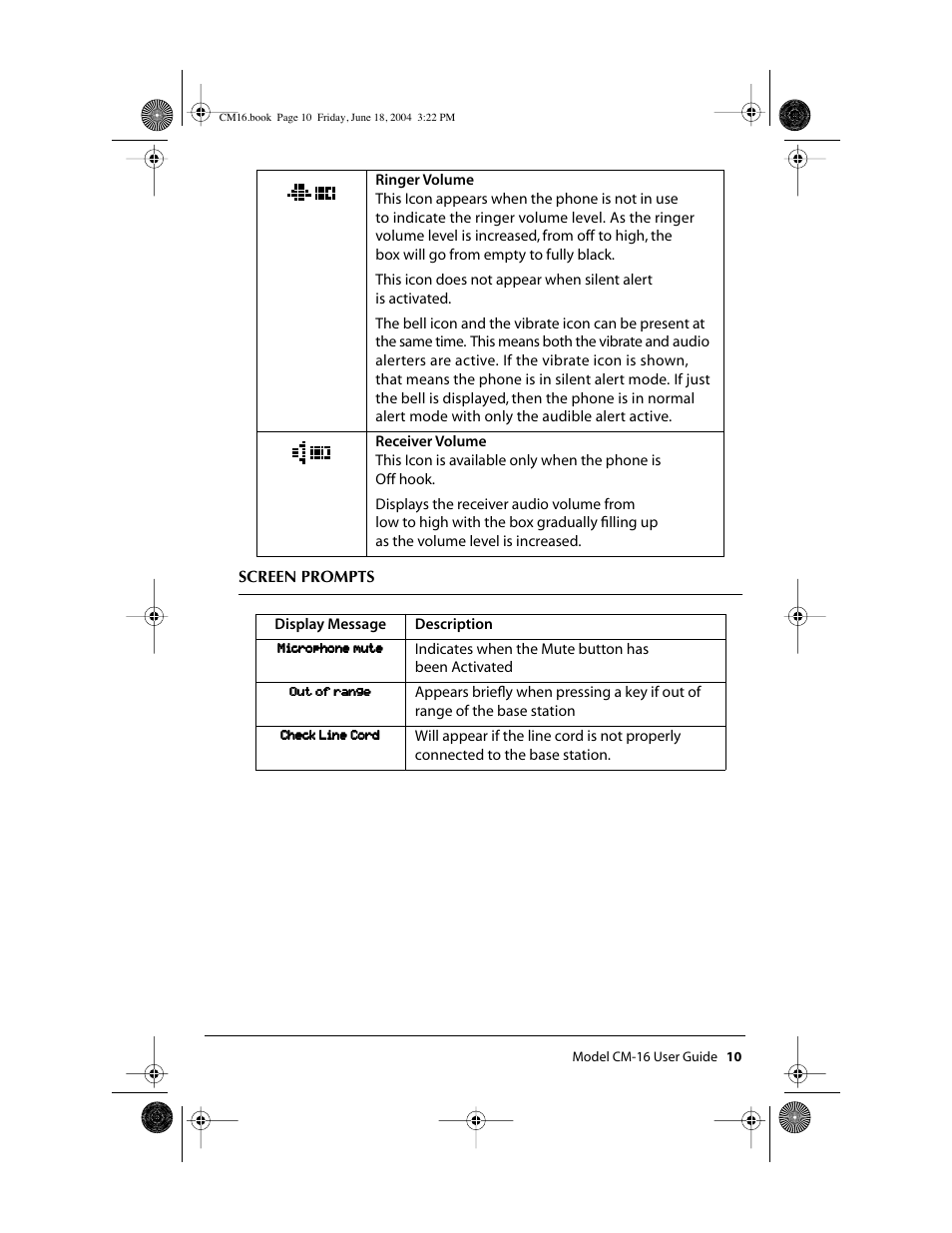Aastra Telecom CM-16 User Manual | Page 11 / 28
