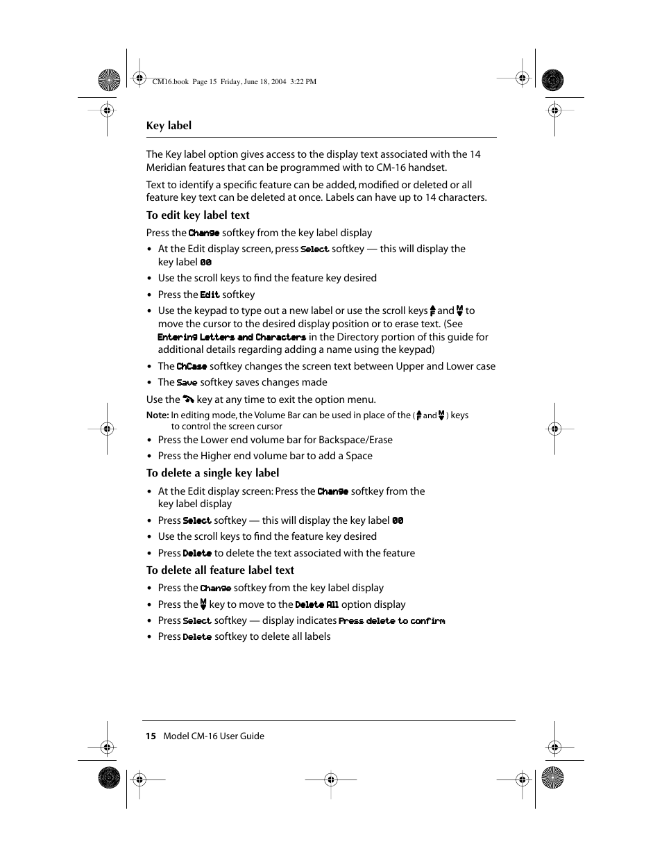 Aastra Telecom CM-16 User Manual | Page 16 / 28