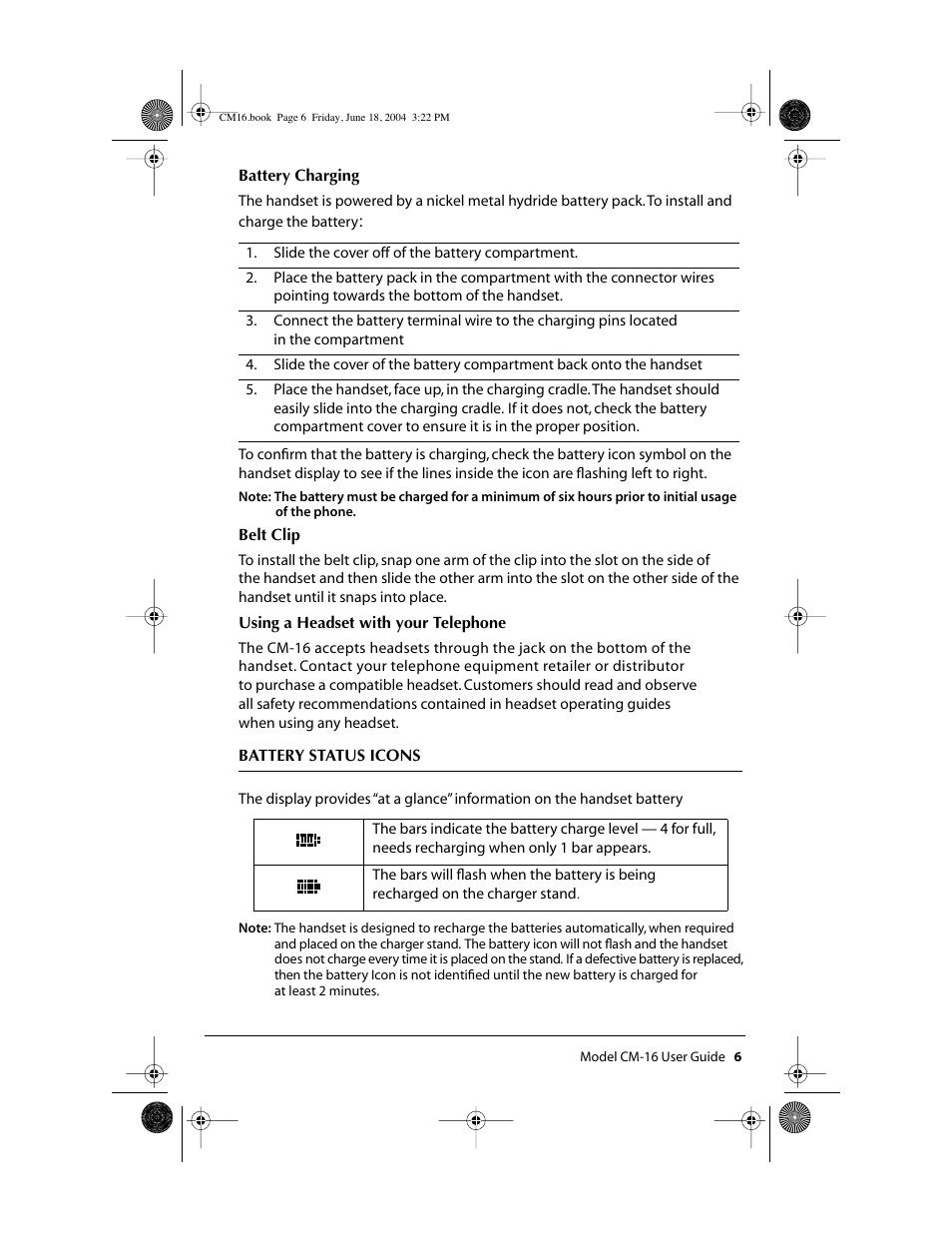 Aastra Telecom CM-16 User Manual | Page 7 / 28
