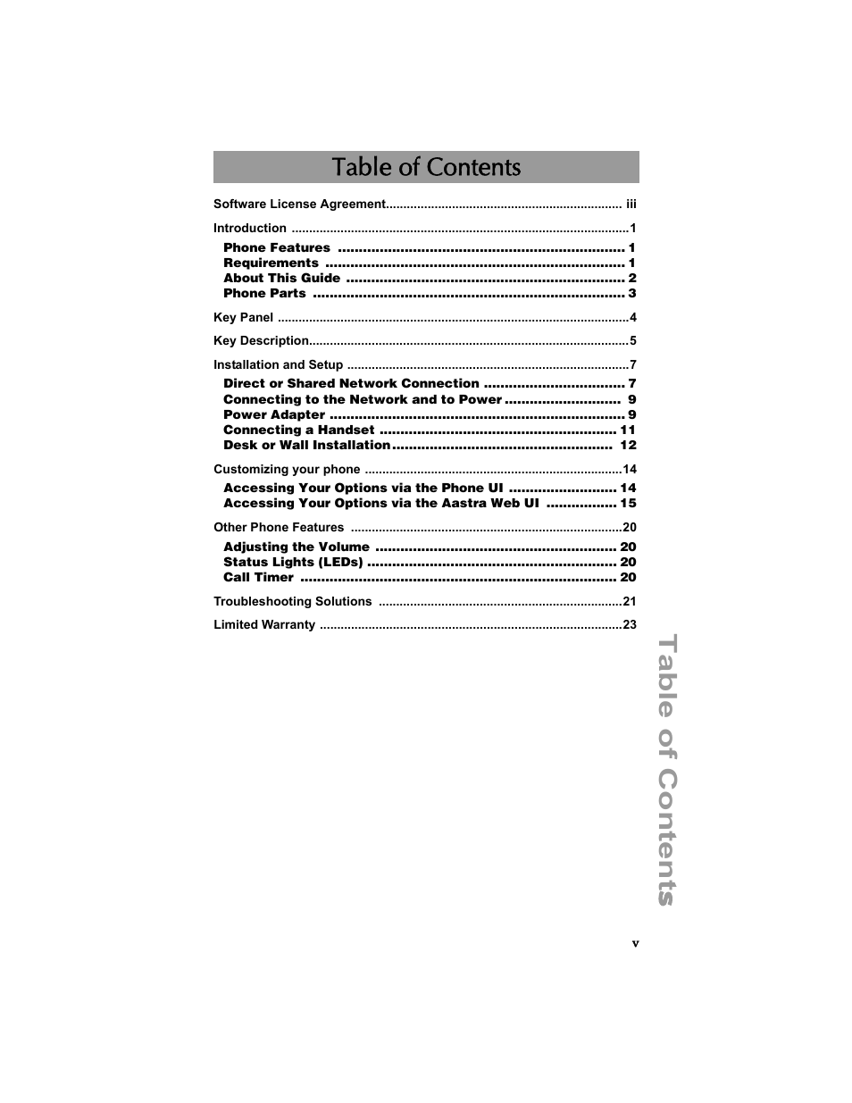 Aastra Telecom 51i IP Phone User Manual | Page 5 / 36