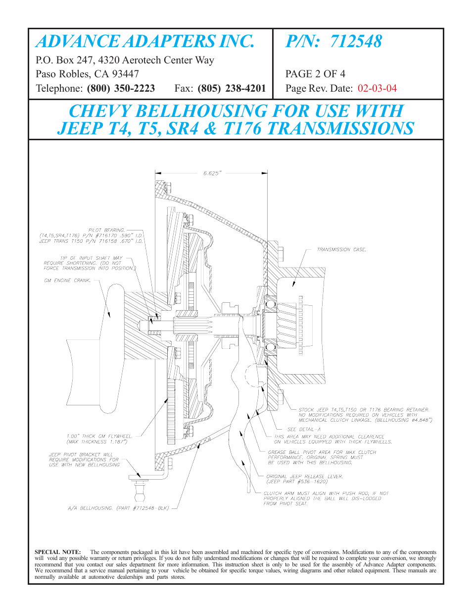 Advance Adapters 712548 User Manual | Page 2 / 4